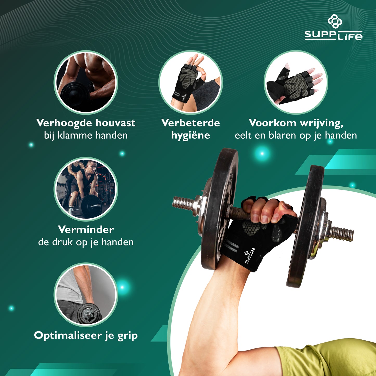 Supplife Sport & Fitness Handschoenen Dames & Heren