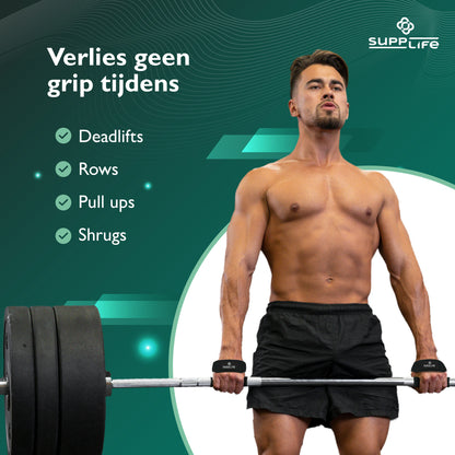 Supplife Lifting & Weightlifting Straps - 2 Stuks